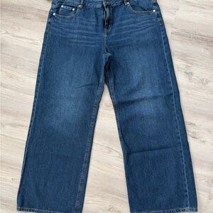 Aeropostale Women's Wide Leg Jeans in Dark Blue new with tags